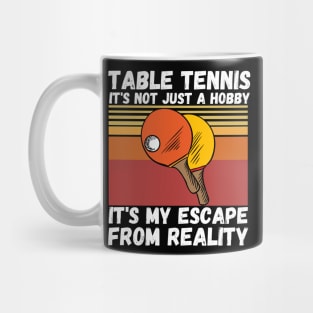 Table Tennis Ping Pong Player Lover Mug